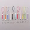 Cordão de Celular Colorido Trançado de Milho Alça de Celular Acessórios para Celular Acessórios DIY Sino Projetado Especialmente para Capa de Celular Corda para Pendurar Pingente