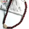 Pulseira de Sândalo Vermelho, Jade, Aventurina, Cabaça, Novo Rosário, Joia Criativa, Pequena Pulseira