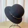 Sombrero para Mujer Primavera y Otoño Protector Solar Moda Sombrero de Pescador Elegante Casual Mostrador con Nuevo Protector Solar para Viaje Mostrando la Cara Pequeño Bombín