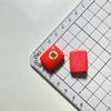 Pegamento crema DIY Año Nuevo Dios de la Riqueza sobre rojo material de festival pasador parche hecho a mano colgante casero accesorios de resina