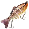 Nuevo señuelo minnow multi-sección de Hengjia, cebo hundible multi-sección, señuelo artificial minnow de dos secciones, cebo duro especializado para trucha