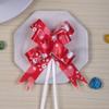 Envío Gratis 18 Pequeños y Medianos Flor de Mano con Lazo Estampado en Forma de Corazón de Rosa Regalo de Vacaciones Empaque de Flores Cinta Floral