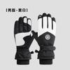 Guantes de esquí de invierno de algodón con forro polar cálidos engrosados impermeables a prueba de viento fríos pantalla táctil guantes de ciclismo invierno