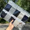Calcetines Holgados Nuevos Estilos para Otoño e Invierno Todo en Uno, Calcetines Largos Grises Estilo Japonés y Coreano, Calcetines Lisos de Encaje de Tubo Recto para Estudiantes