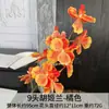 Flores Artificiais de Casamento Cor Laranja, Flores de Seda para Arranjos de Casamento, Decorações para Banquete de Noivado, Arranjos de Flores para Corredor de Salão de Casamento, Decorações de Fundo