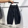 Pantalones de algodón para niños 2026 nuevo estilo de otoño, pantalones casuales elegantes y versátiles para niños mayores con corte recto