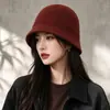 2026 Nueva Moda Color Sólido Elegante Versátil Gorro de Punto de Chenilla para Exteriores Viajes Estilo Callejero Moda Sombrero para el Sol