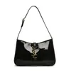Item de Venda Quente no Comércio Exterior Transfronteiriço 2026 Nova Bolsa de Axila Feminina Primavera/Verão Bolsa de Mão com Fivela de Alfinete Retrô Bolsa de Festa Bolsa de Ombro em Couro Envernizado