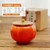 Maceta de Cerámica Pétalos Vela de Aromaterapia Creativo Caqui Fragancia para el Hogar Adornos Caqui Ruyi Caja de Regalo de Alto Valor