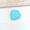 Pintura de Goma Macaron Colgante Corazón Amor Colgante Collar DIY Pulsera Aretes Material de Joyería Acrílica