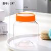 Latas de embalagem de alimentos para animais de estimação Latas de plástico em forma transparente Doces de qualidade alimentar Garrafas plásticas Armazenamento de lanches latas seladas