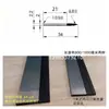 Rascador de virutas para máquina herramienta Limpiaparabrisas de riel lineal Rascador de riel diagonal Tira rascadora de lengüeta Cubierta telescópica Deflector Guardabarros de goma Rascador