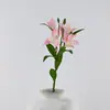 Flores de Lírio Artificiais com Toque Realista, 62cm Seis Flores de Narcisos para Decoração de Arranjo Floral de Mesa de Jantar em Casa e Quarto Modelo