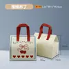 Bolsa Isolante Descartável Não Tecido para Levar Chá com Leite Café Bebida Sacola de Embalagem Bolsa Isolante Impressão de Logotipo Pronta Entrega Atacado