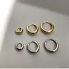 Brincos Lisos Minimalistas, Brincos de Clipe de Moda Transfronteiriça Populares, Brincos Stud Tendência Adequados para Homens e Mulheres