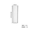 Florero de Plástico Medio Antiguo Sentido de Alta Calidad Multitamaño Muy Transparente Cubo Despertador Conservación de Agua Anticaída Vidrio Artificial Floristería Cubo para Flores