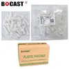 Tornillos de Plástico Cilíndricos Hexagonales de PVDF M3-M12 Resistentes a Ácidos y Álcalis Fuertes Tornillos de Cabeza Hexagonal Cilíndrica Resistentes a Ácidos