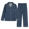 Nuevo Cárdigan de Algodón Nube para Hombre de Manga Larga para Primavera y Otoño, Estilo Delgado, Adecuado como Ropa Exterior o de Casa en Verano