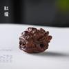 Sándalo Verde, Grifo Tallado de Madera de Ébano Púrpura, Cabeza de Buda de Tres Vías, Accesorios de Cuentas Rudraksha de Estrella y Luna DIY Hechos a Mano