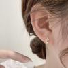 Pendientes de moda 2022, elegantes y exquisitos, combinables con todo, con diseño de rama de nicho simple para mujer