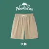Shorts casuais plus size para homens, estilo novo e moderno de verão, toque de alta qualidade, adequado para adolescentes, versátil para praia e beira-mar, calça reta solta