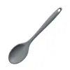Cuchara para Sopa de Silicona Reforzada con Núcleo de Metal, Resistente a Altas Temperaturas, Mango Largo, Utensilios de Cocina para el Hogar, Al por Mayor en Stock