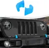 Adecuado para modelos 07-23 Jk Jl Jt Wrangler Cubierta del Gancho de Remolque del Parachoques Delantero, Protector del Gancho de Remolque, Bloque Amortiguador de Remolque