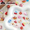 Pingente de Contas Fofo Divertido Elefante Cereja Carrossel Joias Contas Soltas Corrente de Celular DIY Brincos Pulseira Contas