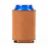 Mangas para Tazas de Cuero PU y Material de Buceo de Venta Caliente Transfronteriza con Logo Personalizado, Mangas de Cuero para Latas de Cerveza, Mangas para Tazas de Cuero Hechas a Medida