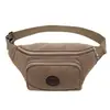 Bolsa de cintura masculina esportiva casual grande capacidade caixa registradora bolsa de lona LOGO multifuncional coleta de dinheiro bolsa de negócios atacado