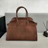 2024 Nova Dong Jie Mesmo Estilo Bolsa Tote De Camurça Fosca Grande Capacidade Bolsa De Viagem Simples Moda Bolsa Feminina