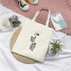Bolsa de Ombro Fashion 2021 Casual Lona Estampada Bolsa de Legumes Simples Portátil Bolsa Tote para Mamãe
