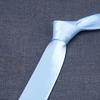 Corbata de salsa mute 8cm grupo corbata de satén corbata de hombre azul liso boda negocios monocromática padrino