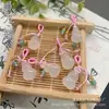 Colgante de ágata crisantemo tipo hielo hecho a mano, accesorio de joyería para pulsera DIY, llavero