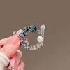 Exquisito Broche de Cola de Pez Oceánico con Pedrería, Pin de Lujo Ligero para Mujer de Alta Gama, Broche de Moda Anti-Exposición, Accesorio para Ropa
