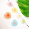 Color Flor Margarita pendiente Accesorios para el cabello DIY Diadema Pin lateral Accesorios