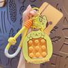 Llavero de Cámara de Proyección Sanrio Genuino Lindo Dibujo Animado Pareja Colgante para Mochila Escolar Llavero de Coche Regalo Venta al Mayoreo