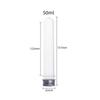 Plástico 55ml transparente embalagem de tubo de ensaio para linha de dados pet tubo de plástico transparente 45ml pó de máscara tubo de ensaio para flor seca