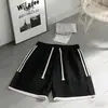 40-97,5kg Shorts esportivos casuais unissex, corte solto, tamanho grande, leve, versátil, shorts de praia de cinco pontos