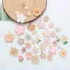 Fabricante de Accesorios de Joyería de Estilo Floral, Venta al por Mayor de Joyería DIY Hecha a Mano de Aleación, Accesorios de Joyería DIY con Goteo de Aceite Transfronterizo