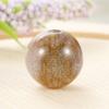 Cuentas Redondas Resina Cielo Estrellado Luminiscente Agujero Grande Sueltas Coloridas Galvanizadas Accesorios para Ropa DIY Accesorios para Joyería con Cuentas