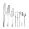 Pala para Pastel de Acero Inoxidable Serie 1010 Transfronteriza, Cuchillo para Pastel, Tenedor para Pastel, Tenedor para Fruta, Juego de Pala para Postre, Pizza con Dientes