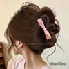 Pinzas para el pelo de lazo estilo coreano, accesorios para el pelo de alta gama, pinzas de tiburón, horquillas exquisitas para mujeres jóvenes, pinzas para el pelo de otoño e invierno para la parte trasera de la cabeza