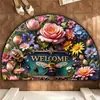 Tapetes de Entrada Florais Americanos para Dropshipping Temu Tapetes Antiderrapantes para Porta de Entrada Retrô Tapetes de Chão Absorventes de Água Resistentes ao Desgaste para Banheiro