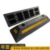 Fábrica produce tope de goma y plástico para coche, estable y resistente a la presión, tope de rueda para coche de carretera, garaje subterráneo