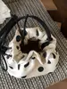 Bolsa de lunares Shuai Mi Home para mujer 2026 Nueva moda de verano Bolso de hombro o axila moderno Bolso cubo cruzado exquisito