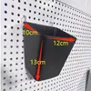 Accesorios para tablero perforado de metal con espaciado de 1.6 y 2.5 mm entre agujeros, adecuados para almacenamiento en el hogar, cestas colgantes, bandejas y accesorios