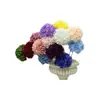 135 Piezas de Hortensia Artificial Grande de Rama Única Francesa Exportación Transfronteriza Venta al por Mayor Decoración para el Hogar y Bodas Flores Artificiales de Interior