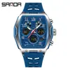 Reloj Electrónico Sanda Más Vendido con Forma de Barril Luminoso