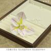 Flores de Phalaenopsis Grandes de Goma Blanda 3D Simuladas Cabeza de Orquídea Tailandesa Tocado Étnico con Flores Flor de Sombrero Decorativa DIY Flores